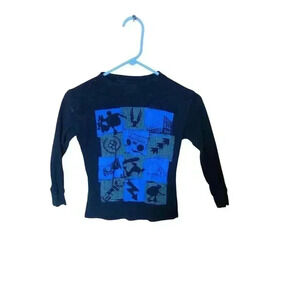 Vintage Faded Glory Waffle Knit Kids Shirt - Size 8 - 100% Cotton